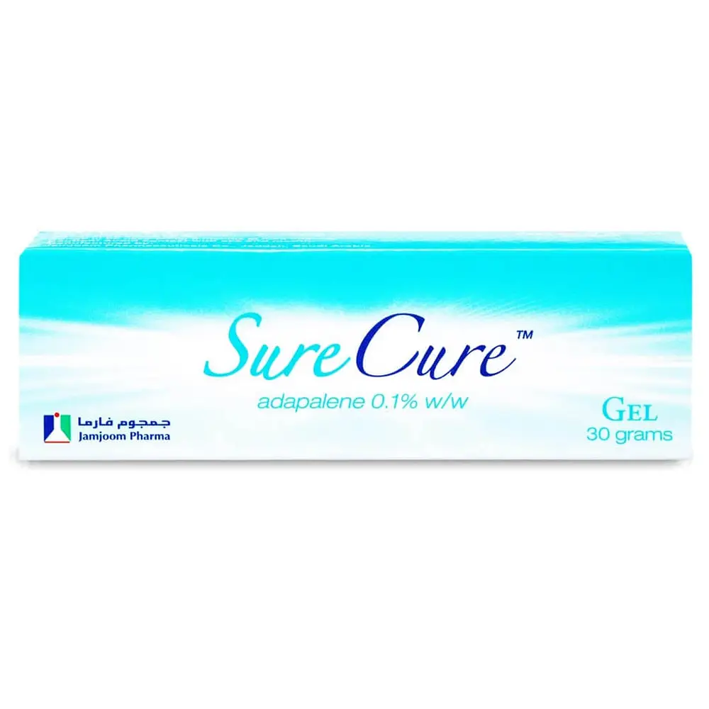 Jamjoom Pharma Sure Cure 0.1% Adapalene Gel