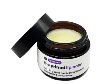 The Primal Tallow Lip Balm Lavender
