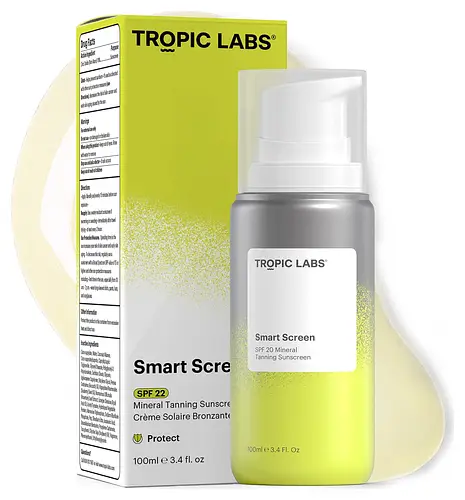 Tropic Labs Smart Screen Mineral Tanning Sunscreen SPF 22