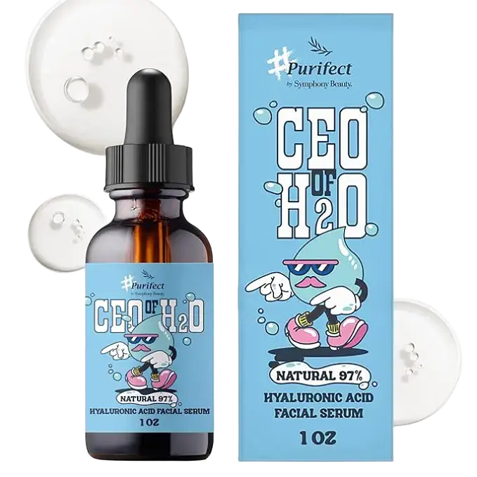 Purifect By Symphony Beauty CEO Of H2O Hyaluronic Acid Facial Serum