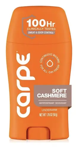 Carpe Antiperspirant Underarm Deodorant Soft Cashmere