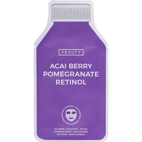 Yeauty Smoothie  Sheet Mask Acai Berry Pomegranate Retinol