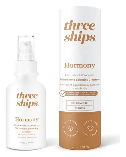 Three Ships Beauty Harmony Cucumber + Kombucha Microbiome Balancing Cleanser