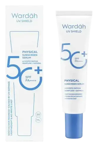 Wardah UV Shield Physical Sunscreen Serum SPF 50+