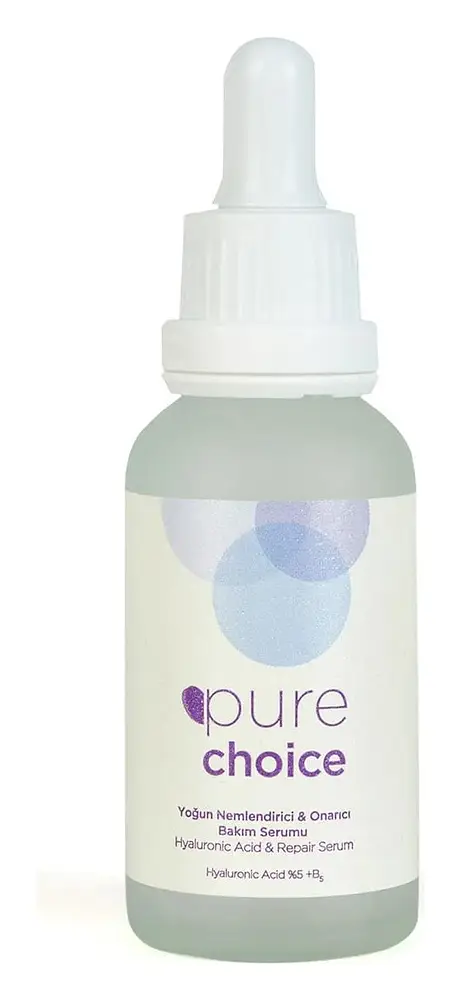 Pure Choice Intensive Moisturizing & Repairing Care Serum (Hyaluronic Acid 5% + Panthenol Vitamin B5 5%)