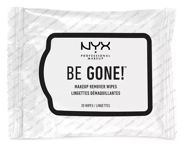 NYX Cosmetics Be Gone! Makeup Remover Wipes