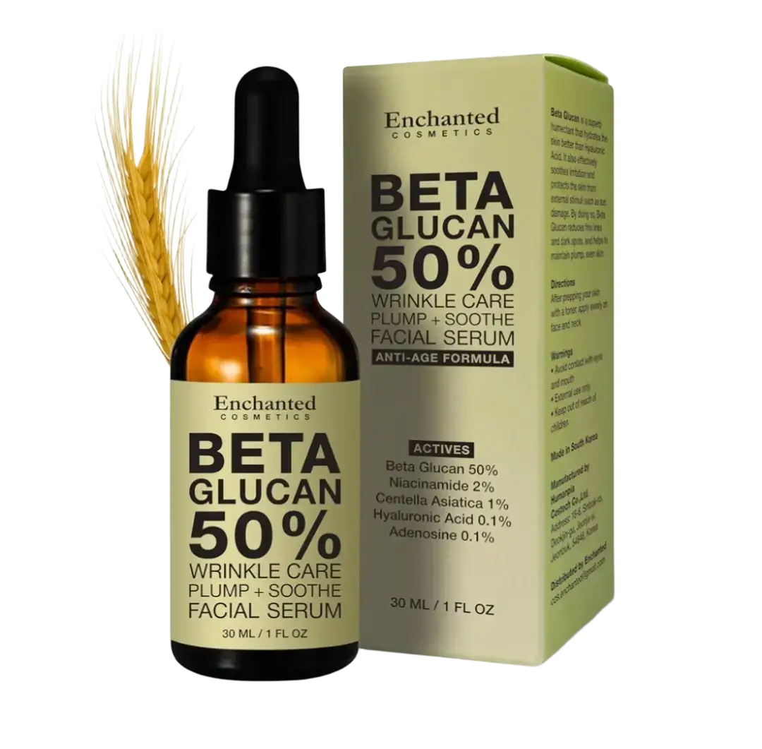Enchanted Cosmetics Beta Glucan 50% Wrinkle Care Plump + Soothe Facial Serum