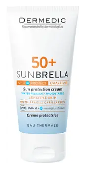 Dermedic Sunbrella-Protective Cream For Face With Vascular Problems SPF50+