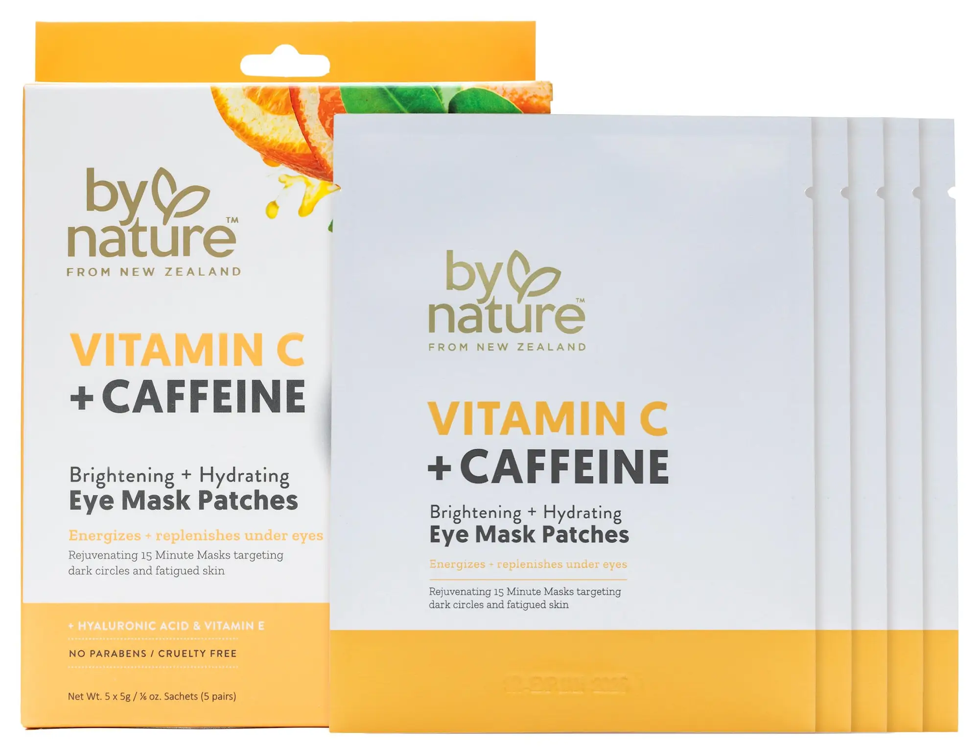 By Nature Vitamin C + Caffeine Eye Mask Patches