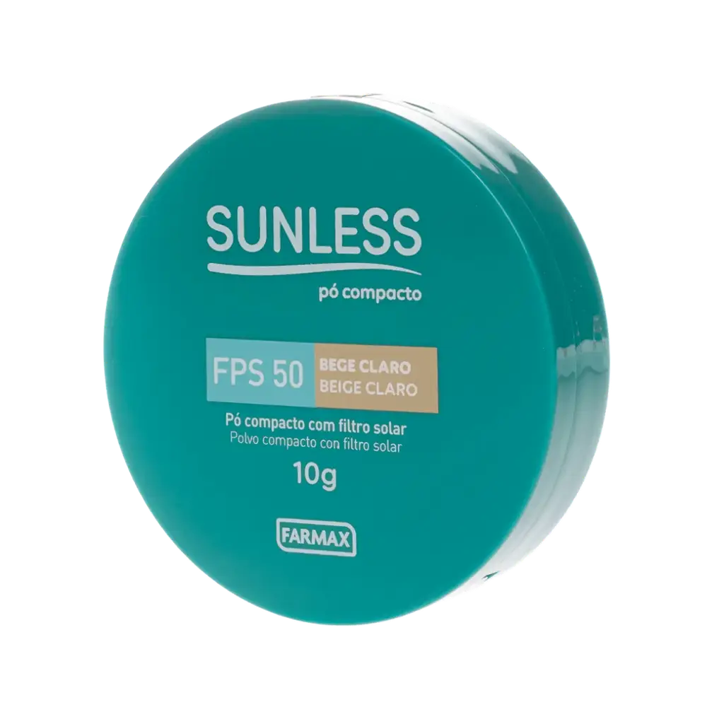 Farmax Pó Compacto Sunless SPF 50 Beige Claro