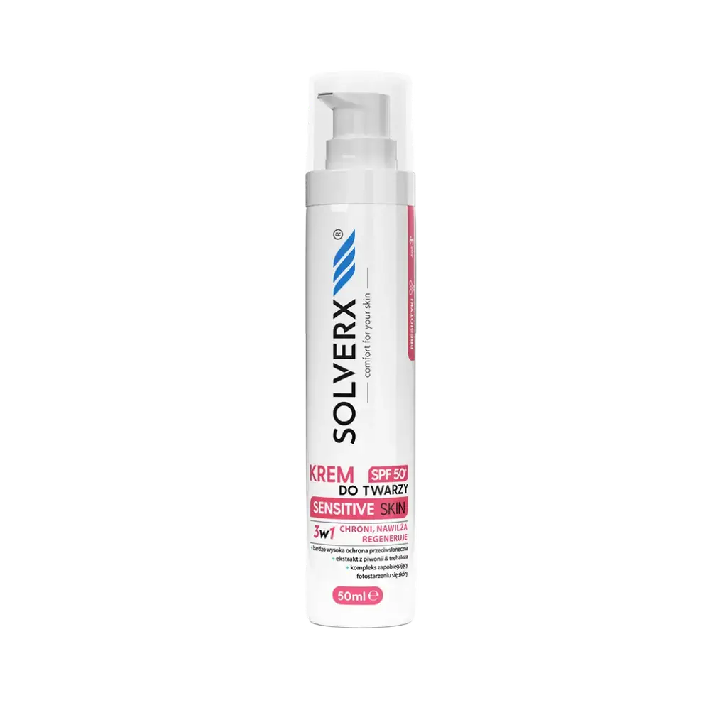 Solverx Sensitive Skin Face Cream SPF 50+