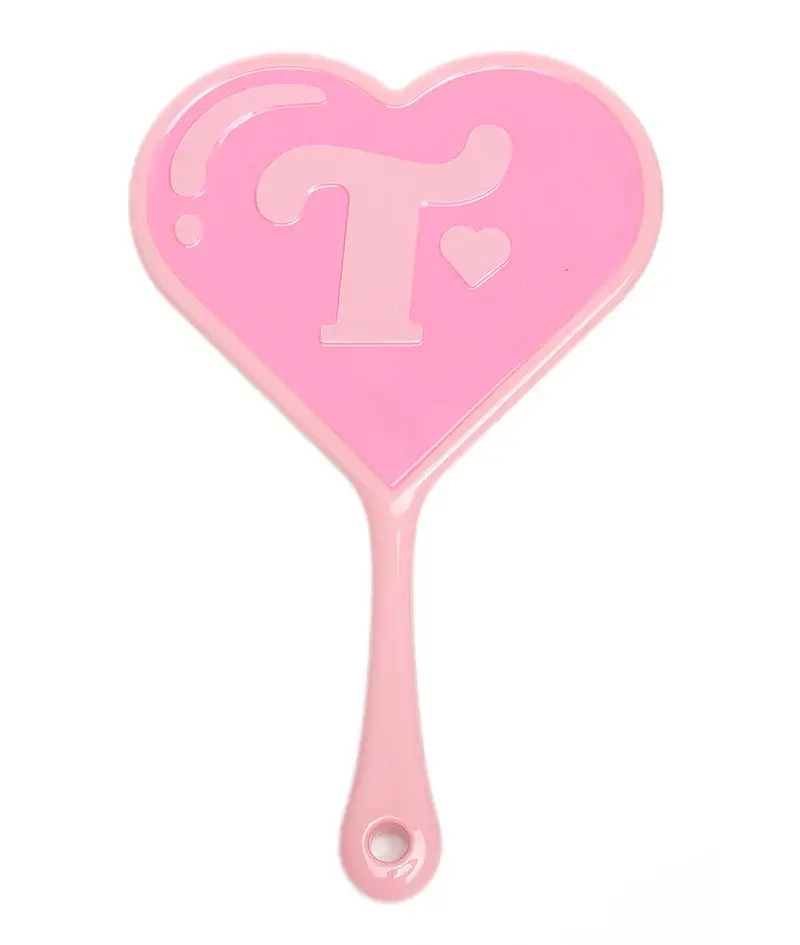 Trixie Cosmetics Heart Hand Mirror Pink
