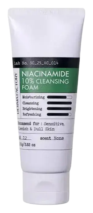 Derma Factory Niacinamide 10% Cleansing Foam