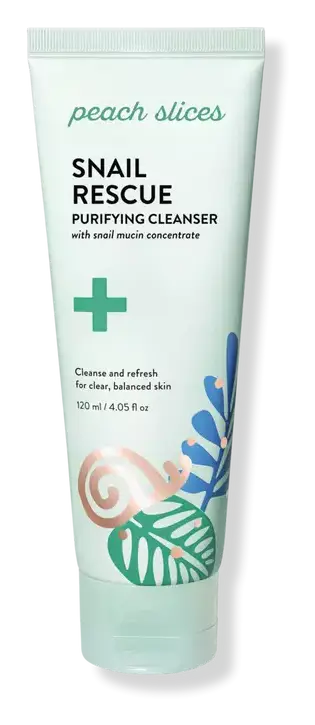 Peach Slices Snail Rescue Purifying Cleanser