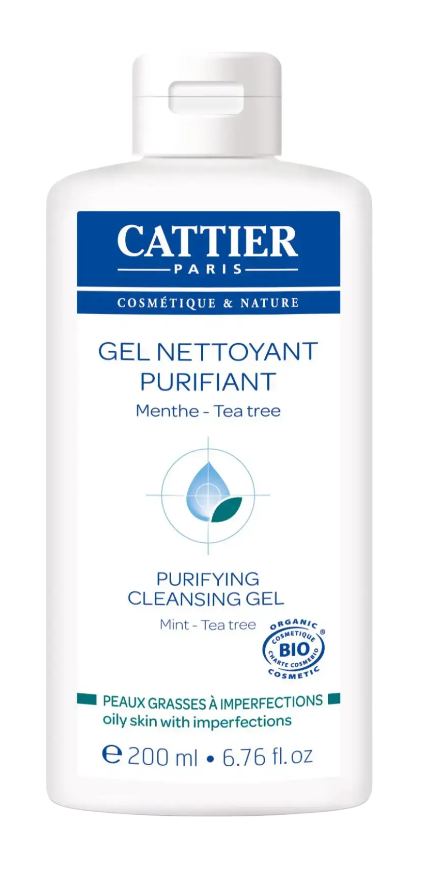 Cattier Gel Nettoyant Purifiant
