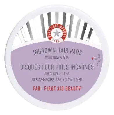 First Aid Beauty Ingrown Hair Pads with BHA & AHA