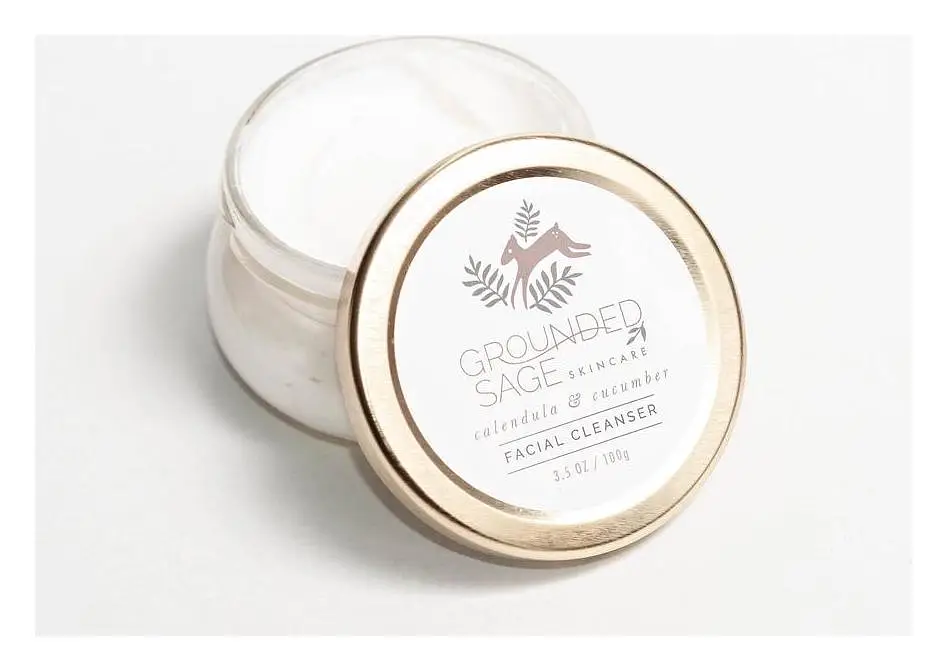 Grounded Sage Calendula and Cucumber Facial Cleanser