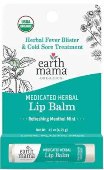 Earth Mama Organics Medicated Herbal Lip Balm