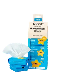 Fomin Hydrating Hand Sanitizer Wipes Fragrance Free
