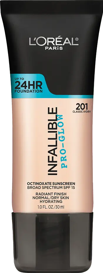 L'Oreal Infallible Pro-Glow Foundation 201 Classic Ivory