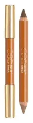 Out Of Office Contour & Highlight Duo Pencil 04# Nude Brown + Cement Gray