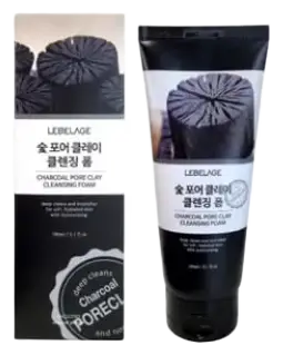 Lebelage Charcoal Pore Clay Cleansing Foam