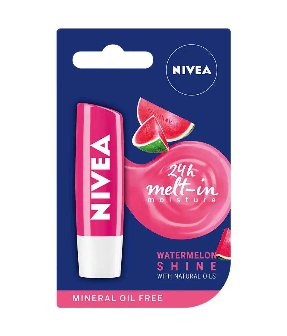 Nivea Melt-In Moisture Lip Balm Watermelon Shine
