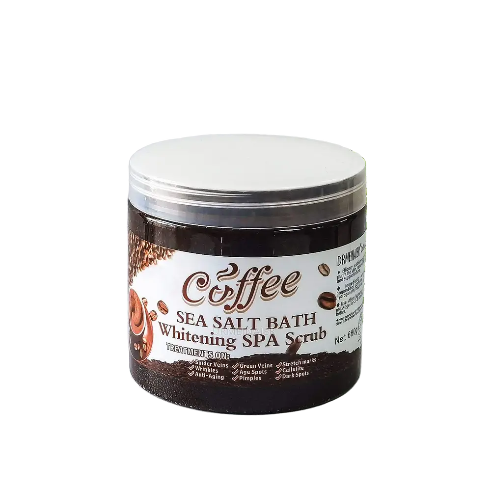 Yilaili Cosmetics Coffee Sea Salt Bath Whitening Spa Scrub