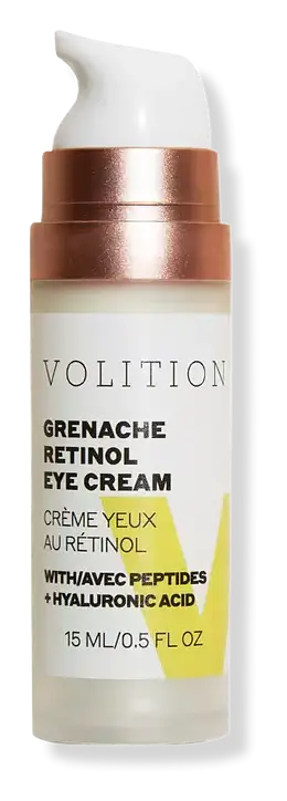 Volition Beauty Grenache Retinol Eye Cream with Peptides + Hyaluronic Acid