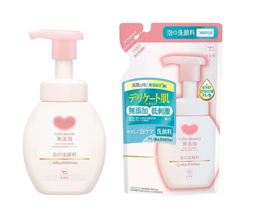 Cow Soap Additive-Free Foaming Facial Cleanser