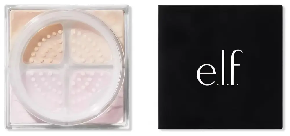 e.l.f. cosmetics Set It Bright Correcting & Brightening Setting Powder Light-Medium