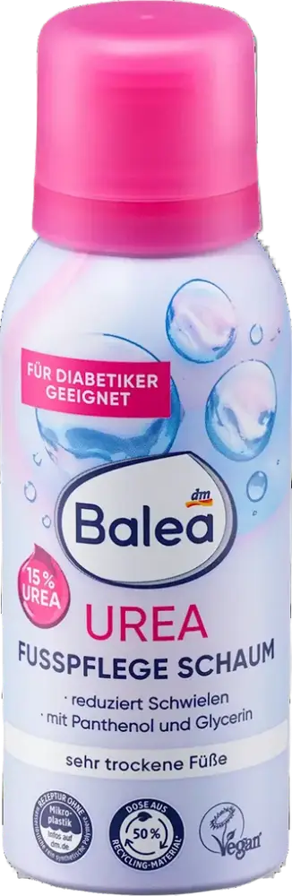 Balea Urea Fusspflege Schaum
