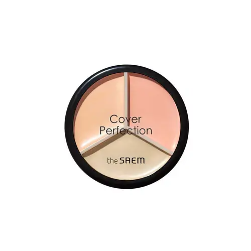 The Saem Cover Perfection Triple Pot Concealer 03 Correct Up Beige