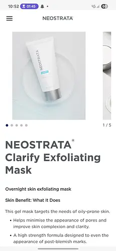NeoStrata Clarify Exfoliating Mask