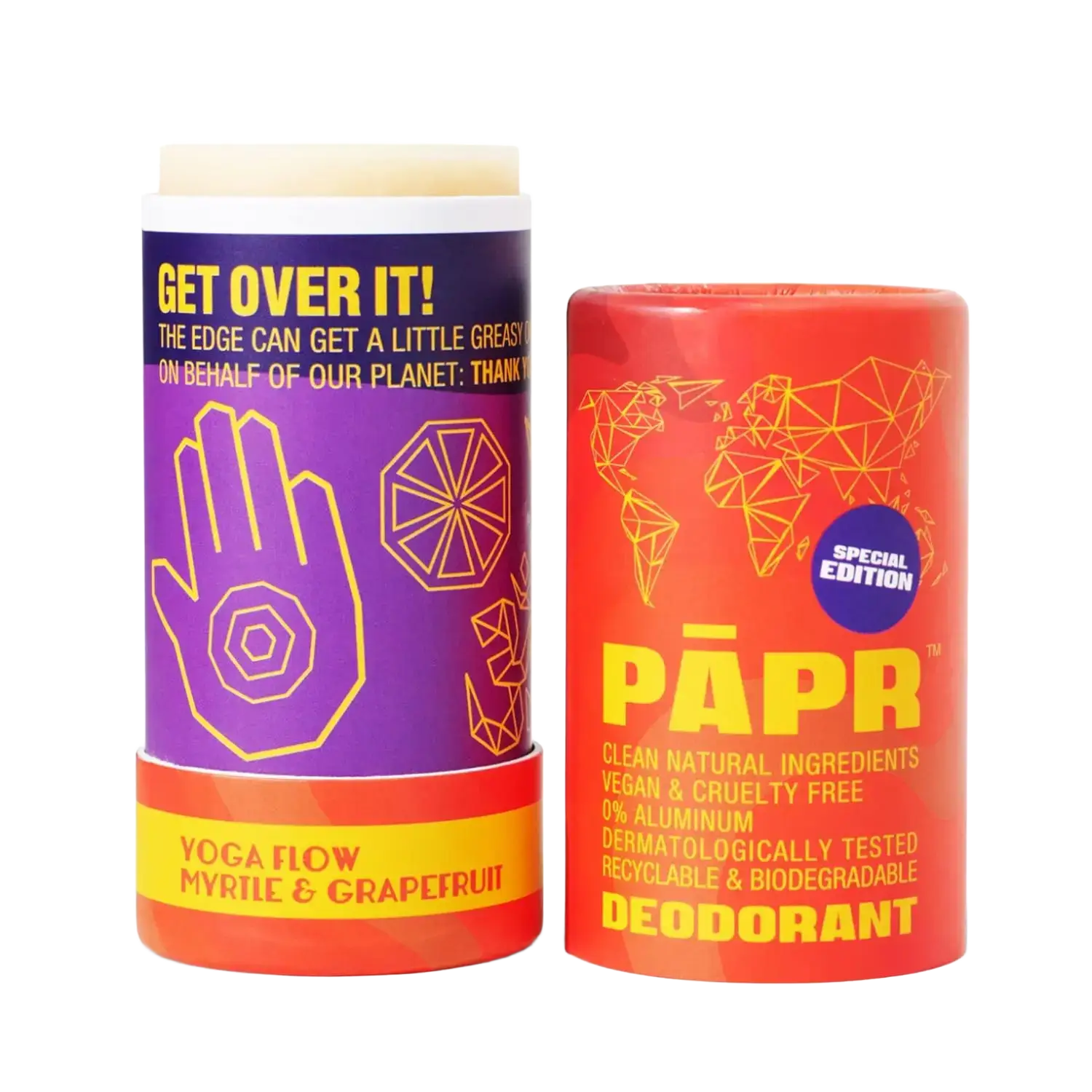 Paper Cosmetics Deodorant Yoga Flow