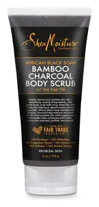 Shea Moisture African Black Soap Bamboo Charcoal Body Scrub