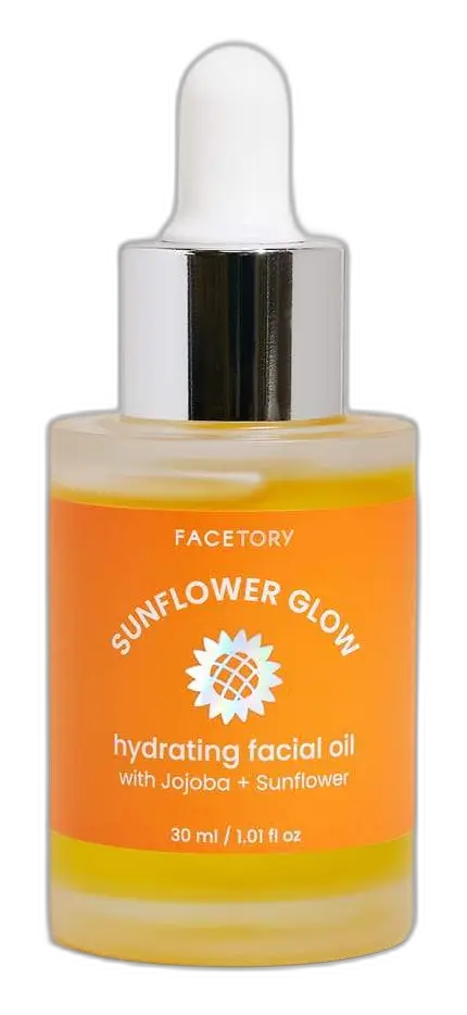 Facetory Sunflower Glow Hydrating Facial Oil with Jojoba Oil