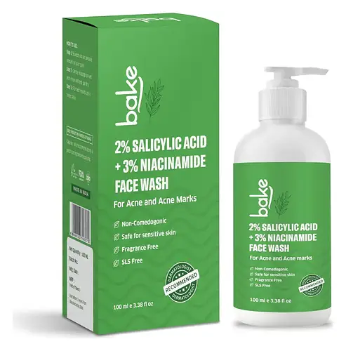 Bake 2% Salicylic Acid + 3% Niacinamide Face Wash