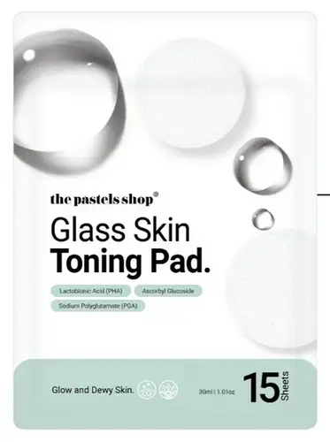 The Pastels Shop Glass Skin Toning Pad