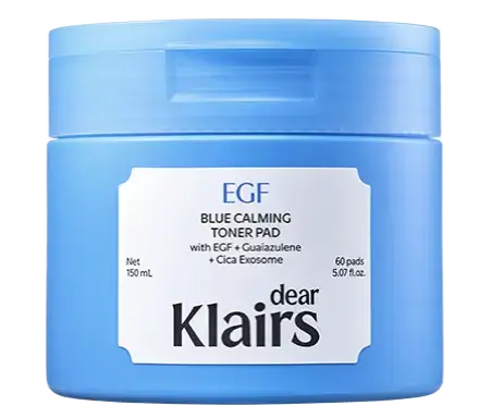 Dear, Klairs EGF Blue Calming Toner Pads