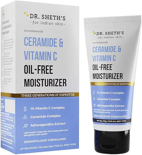 Dr. Sheth's Oil-Free Moisturizer Ceramide & Vitamin C Brightening