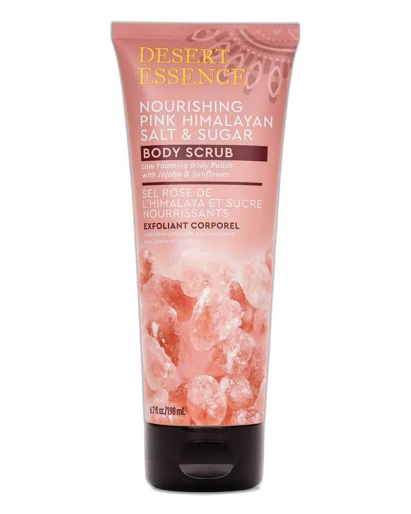 Desert Essence Nourishing Pink Himalayan Salt & Sugar Body Scrub