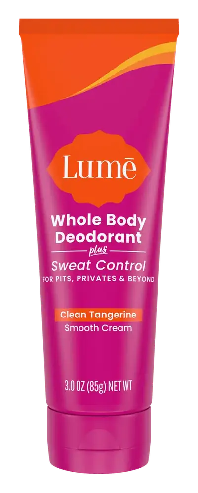 Lume Cream Tube Deodorant + Sweat Control Clean Tangerine