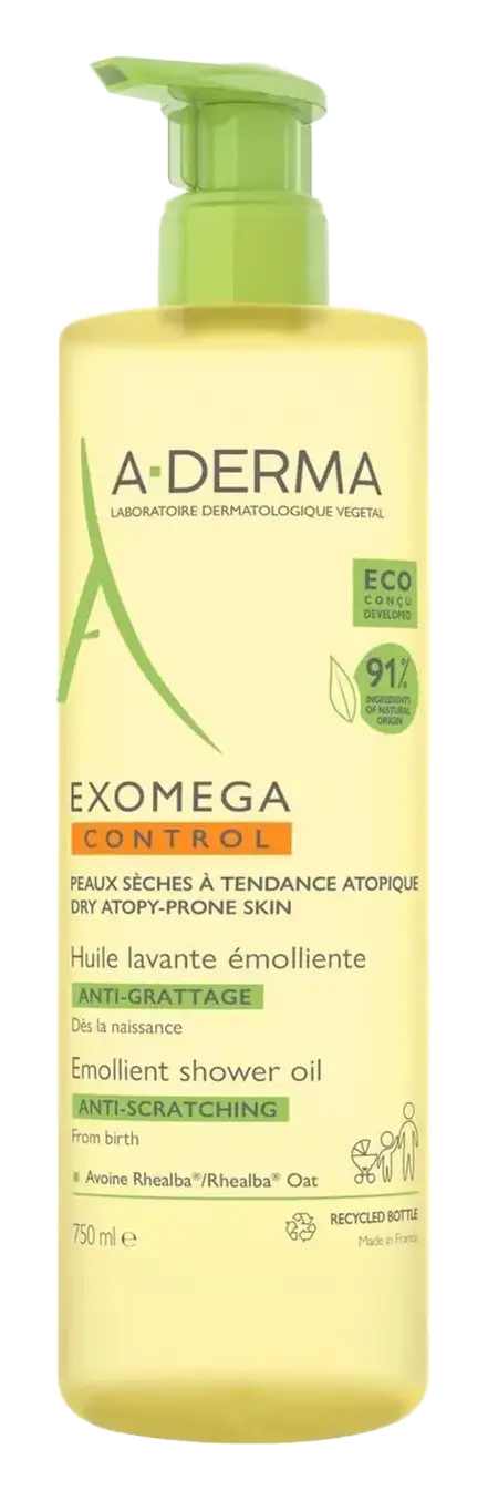 A-derma Exomega Control Emollient Shower Oil