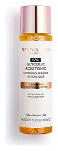 Revolution Beauty 5% Glycolic Acid AHA Glow Liquid Exfoliant Toner