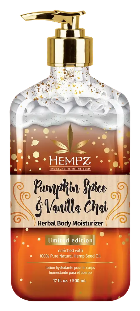 Hempz Pumpkin Spice & Vanilla Chai Herbal Body Moisturizer