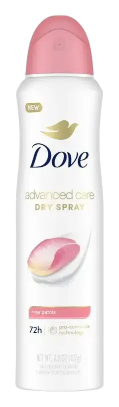 Dove Advanced Care Dry Spray Rose Petals