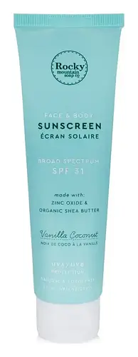 Rocky Mountain Soap Face & Body Sunscreen SPF 31
