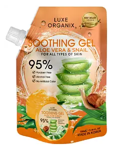 Luxe Organix Aloe Vera And Snail Soothing Gel