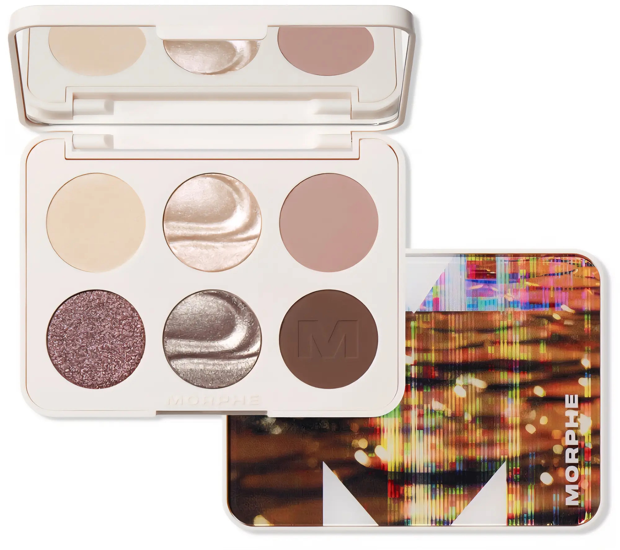 Morphe Chromaplus 6-Pan Eyeshadow Palette Rich Glitch